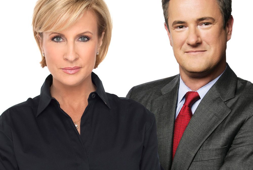 Drew Presents Morning Joe Hosts and Pulitzer Prize Winner