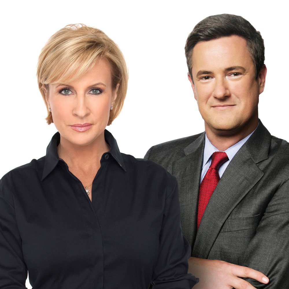 Drew Presents Morning Joe Hosts and Pulitzer Prize Winner