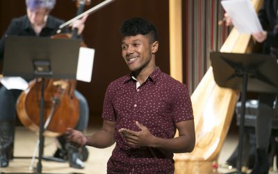 Photos: Drew Composers Work with Professional Musicians