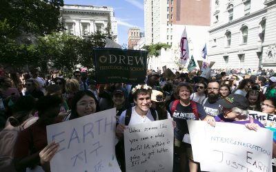Drew Hits the Streets for Climate Change
