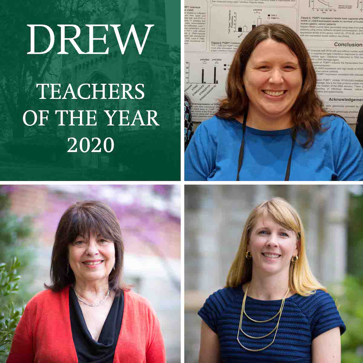 Drew University Teachers of the Year