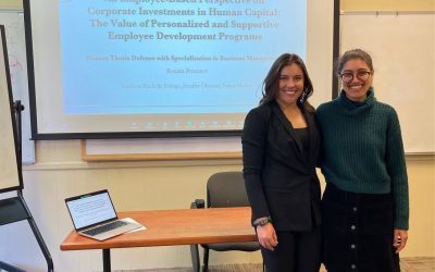 Honors Thesis a Culminating Experience for Renata Primmer C’22