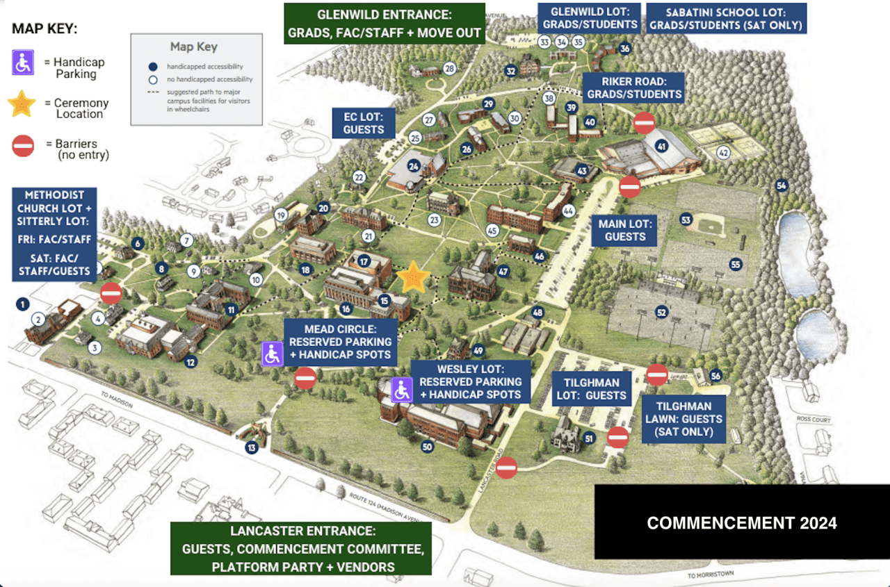 Campus Map Drew University