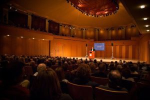 Shavit lecture at Drew concert hall