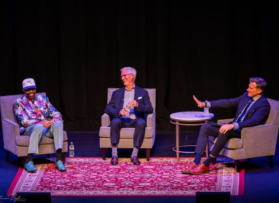 Drew Forum Hosts New York Knicks Broadcasters with Surprise Player Visit