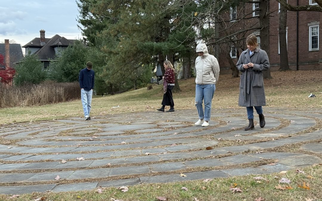 Walking the Drew Labyrinth