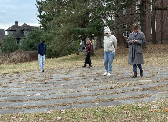 Walking the Drew Labyrinth