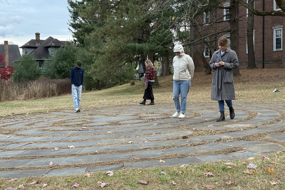 Walking the Drew Labyrinth