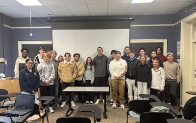 New York Jets Player Talks With Drew University Sports Classes