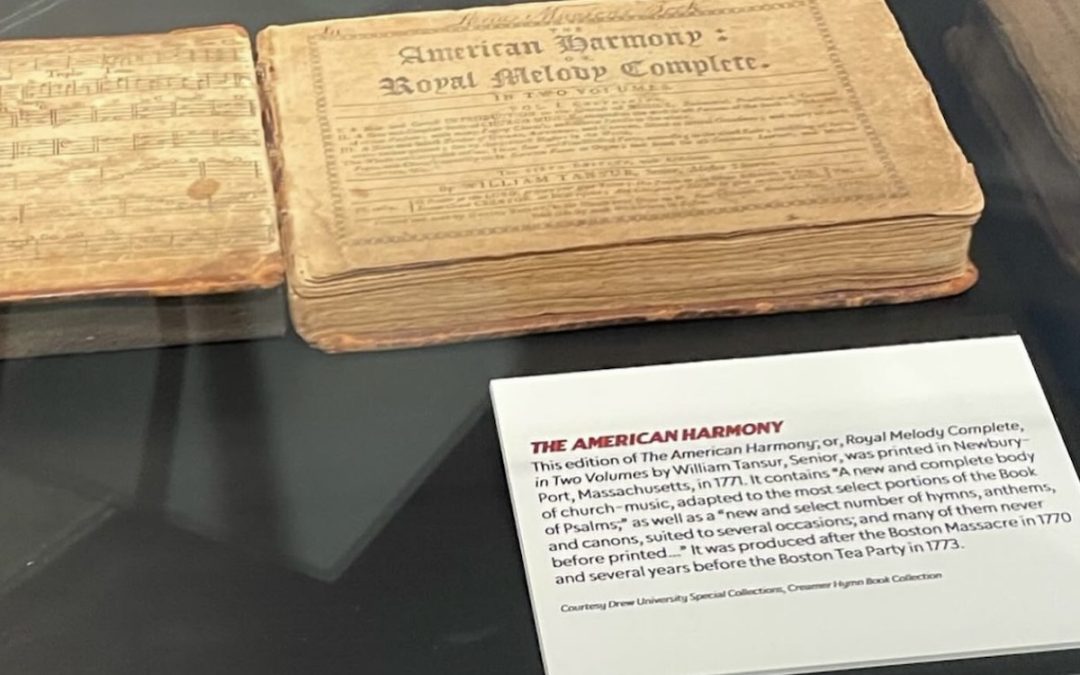Drew University Special Collections Loans Hymnal to American Music Exhibit