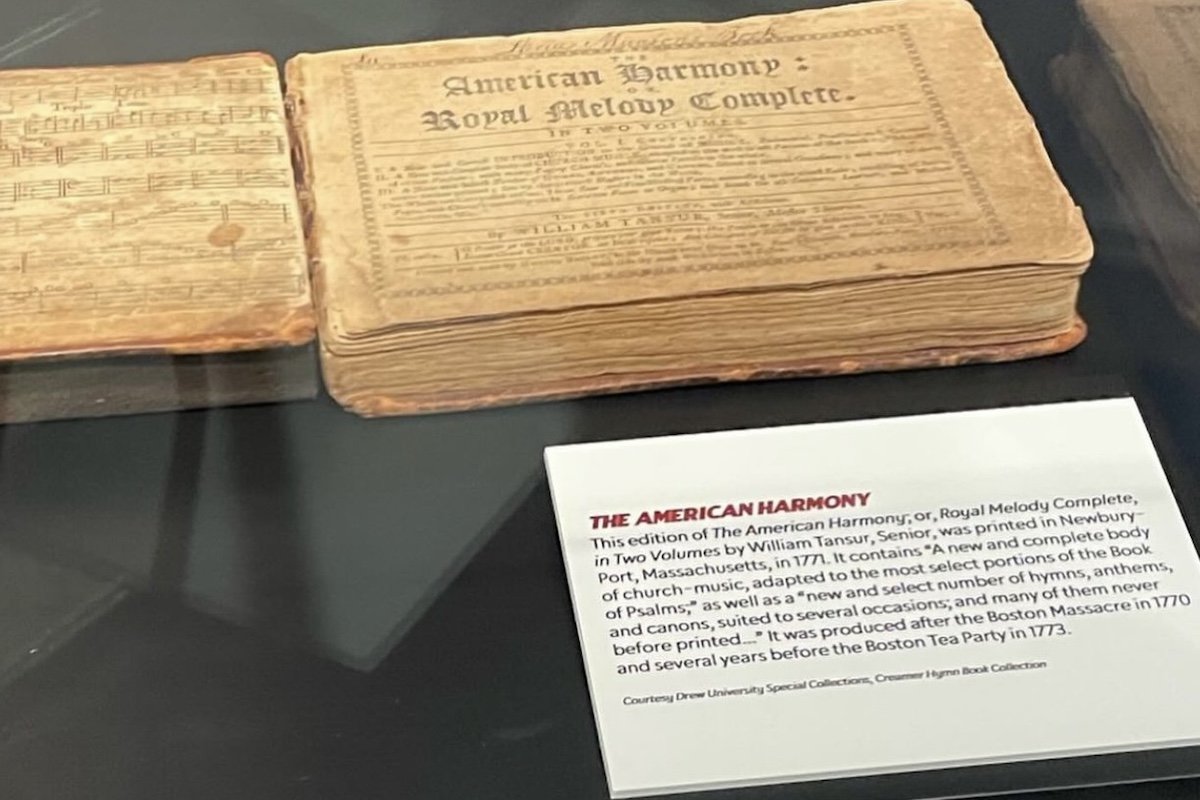 Drew University Special Collections Loans Hymnal to American Music Exhibit
