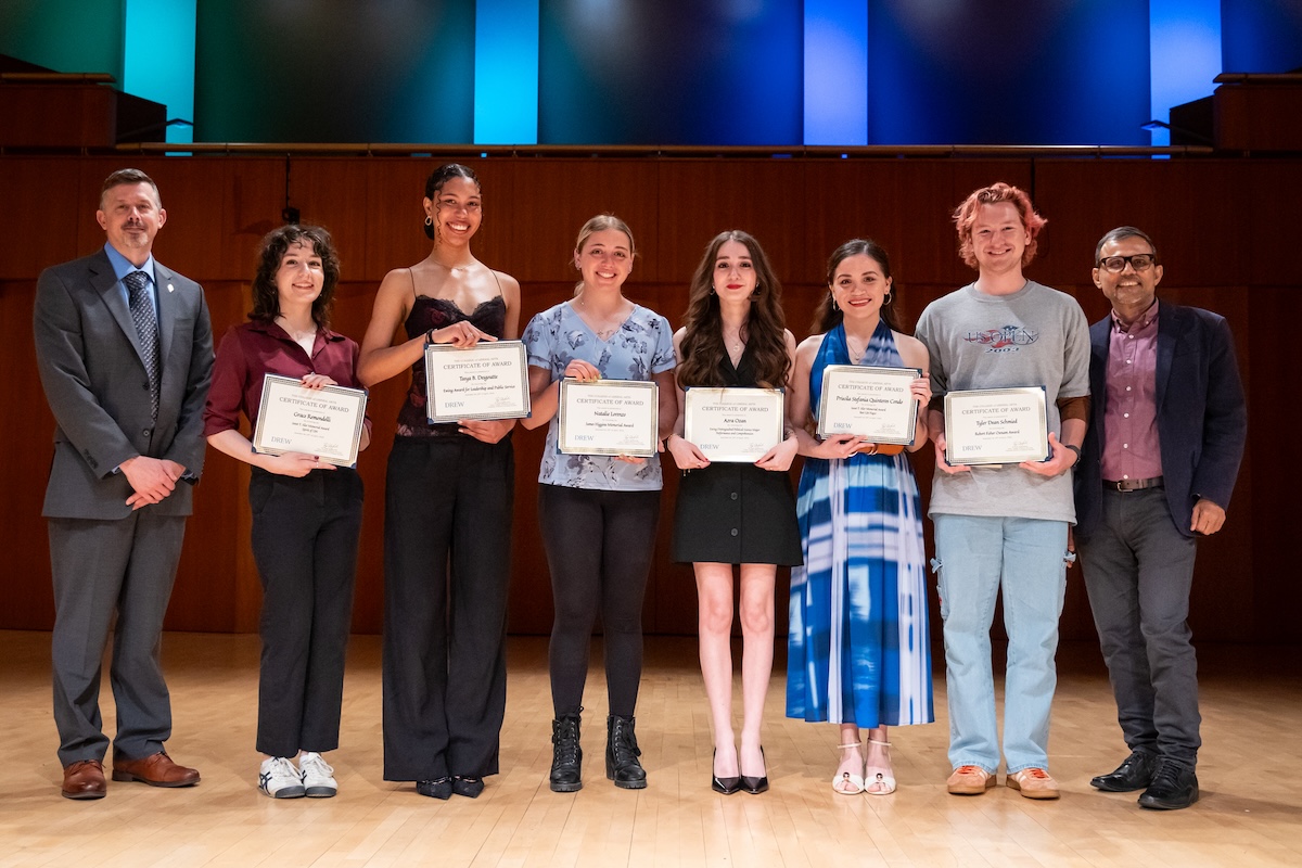 Drew University Celebrates Undergraduate Students at CLA Awards