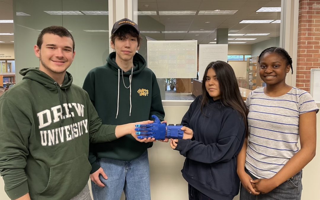 Drew University Engineering Class 3D Prints Prosthetic Hands