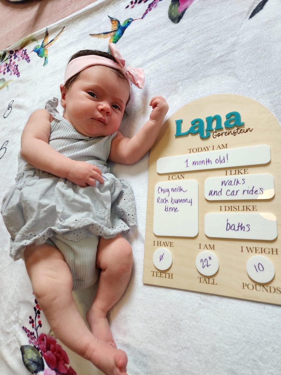 Lana, daughter of Seth Gorenstein C’09 and his wife, Pamela