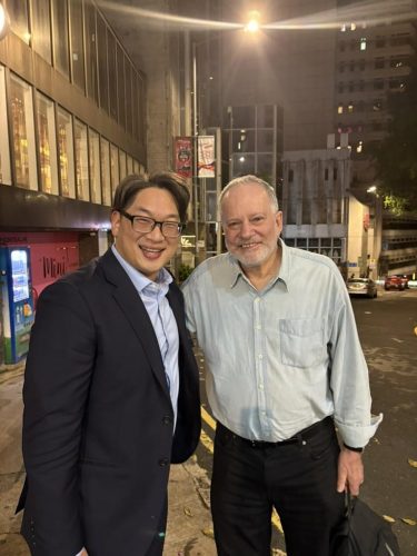 David Lee C’02 and Bob Mansueto C’74